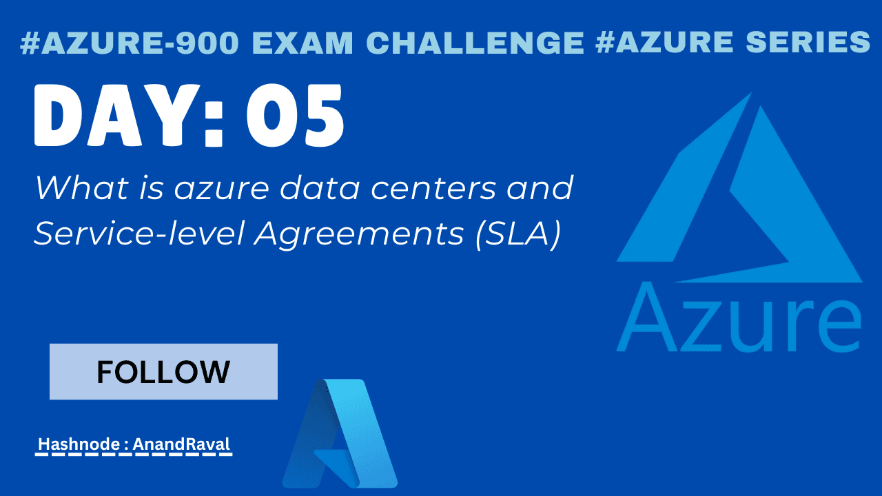 Day 05: What is azure data centers and Service-level Agreements (SLA)